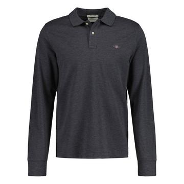 Poloshirt  1er Pack Bequem sitzend-Regular Shield Longsleeve Pique Rugger
