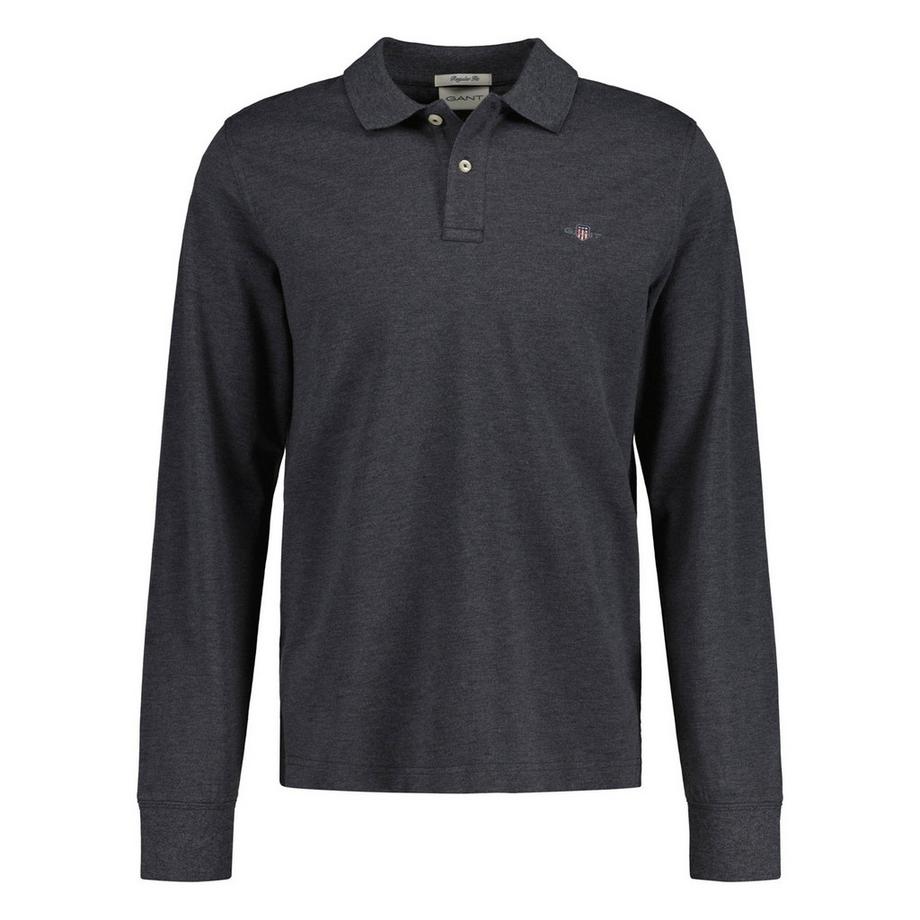 GANT Shield Regular Fit Longsleeve Pique Rugger Poloshirt  