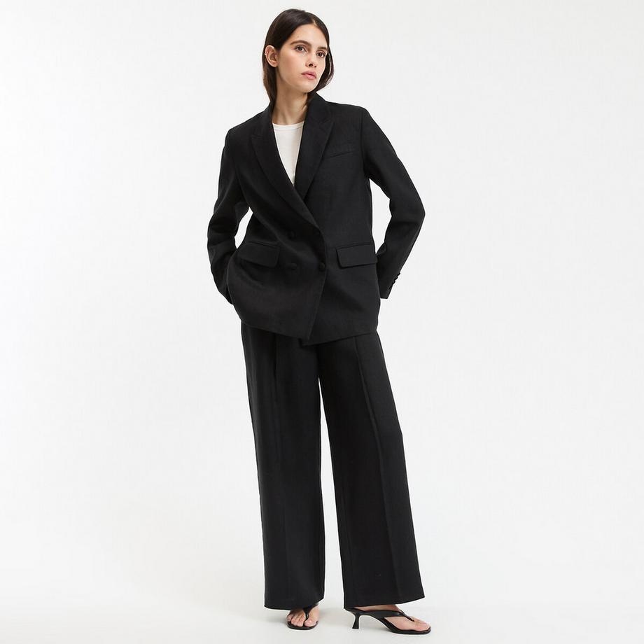 La Redoute Collections Locker geschnittener zweireihiger Blazer  