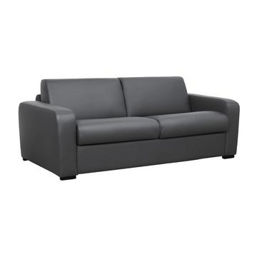 Schlafsofa mit Matratze 3Sitzer Leder Matratze BEVIS