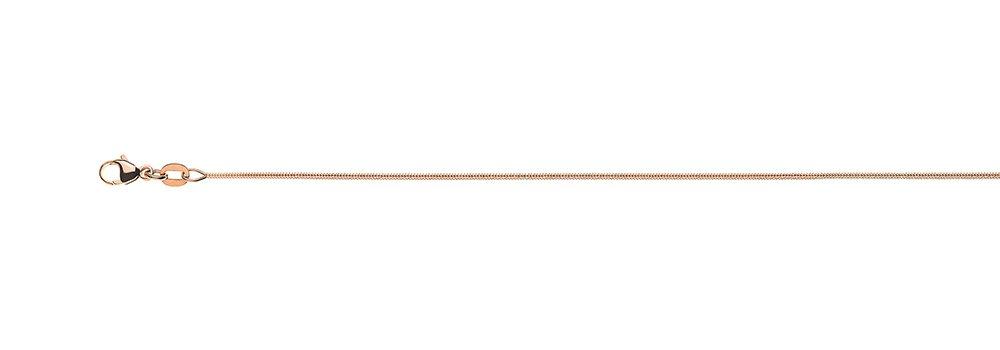 MUAU Schmuck  Collier Fuchsschwanz Rotgold 750, 0.9mm, 45cm 