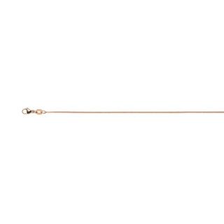 MUAU Schmuck  Collier Fuchsschwanz Rotgold 750, 0.9mm, 45cm 