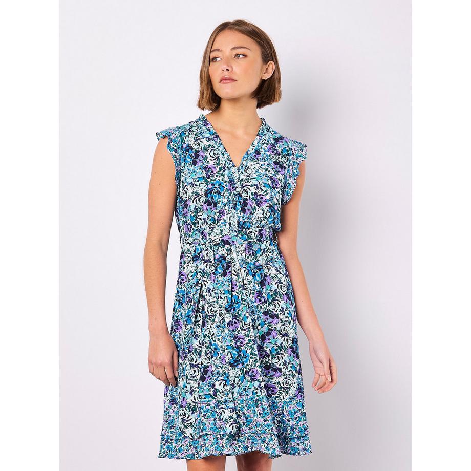 APRICOT Mini Robe Fleurie à Volants  