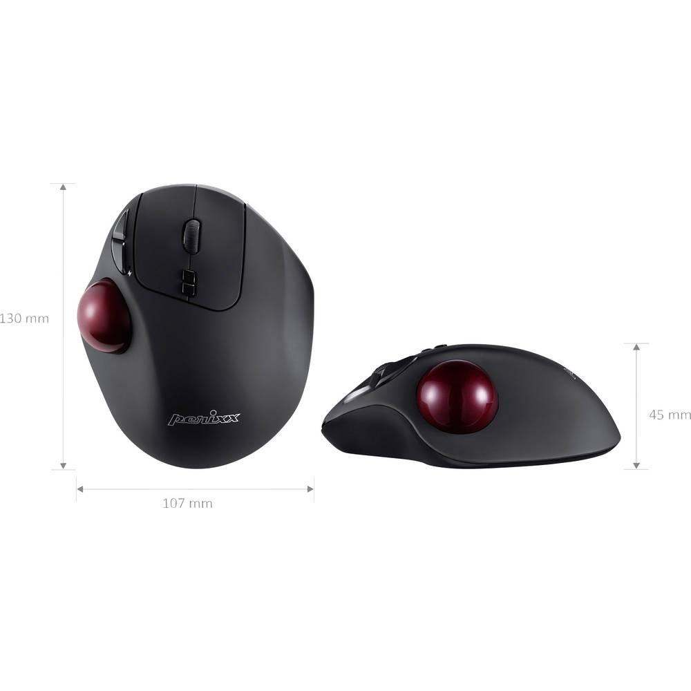 Perixx  Ergonomische Wireless Trackball Maus 