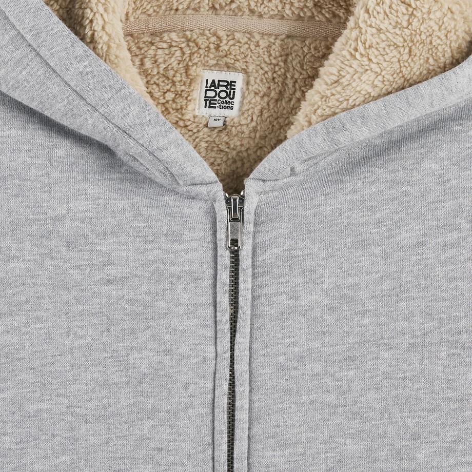La Redoute Collections  Sweatshirt mit Reissverschluss und Kapuze 