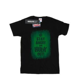 MARVEL  Tshirt STAY ANGRY 