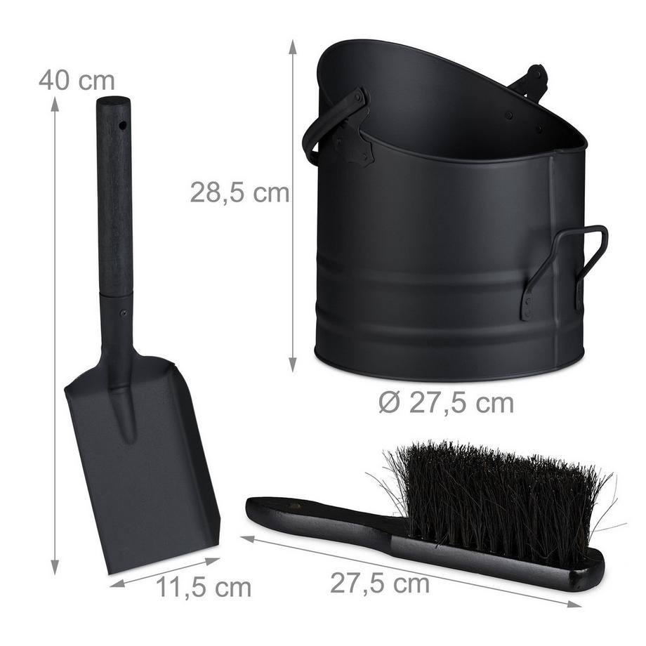 Northix Posacenere con accessori 9,5 l  