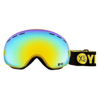 YEAZ  XTRM-SUMMIT Occhiali da sci e snowboard con cornice gialla a specchio 