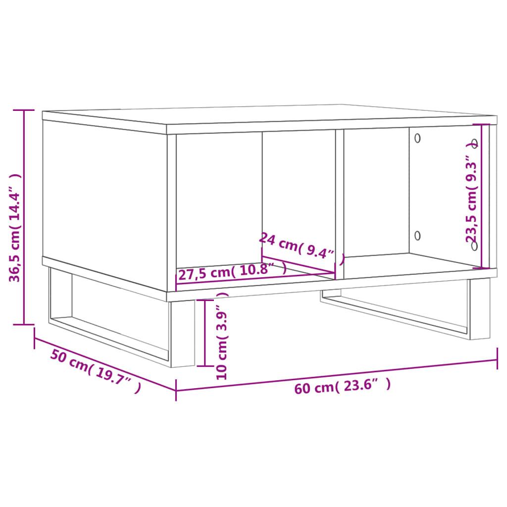 VidaXL Table basse bois d'ingénierie  