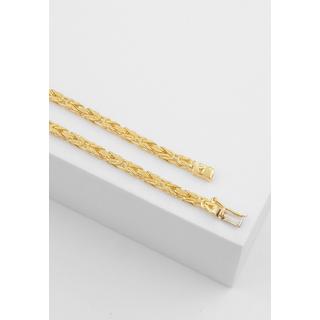 MUAU Schmuck  Collier Königskette Gelbgold 750, 2.3mm, 45cm 