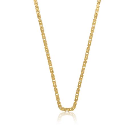 MUAU Schmuck  Collier Königskette Gelbgold 750, 2.3mm, 45cm 