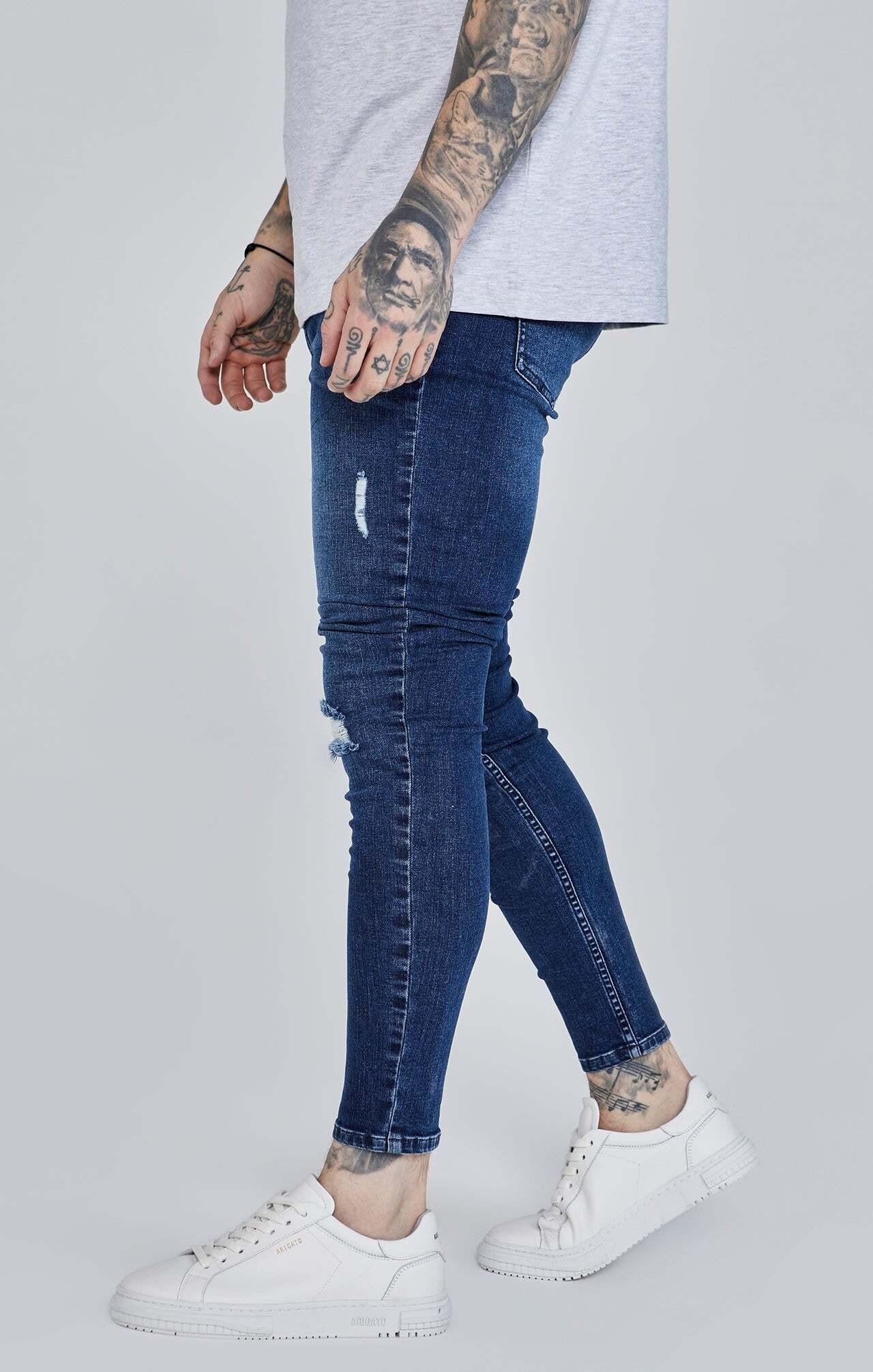 Sik Silk  Jeans Distressed Skinny Jeans 