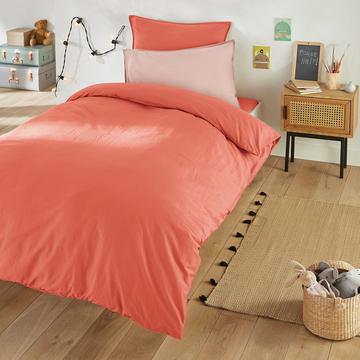 Housse de couette enfant en coton lavé