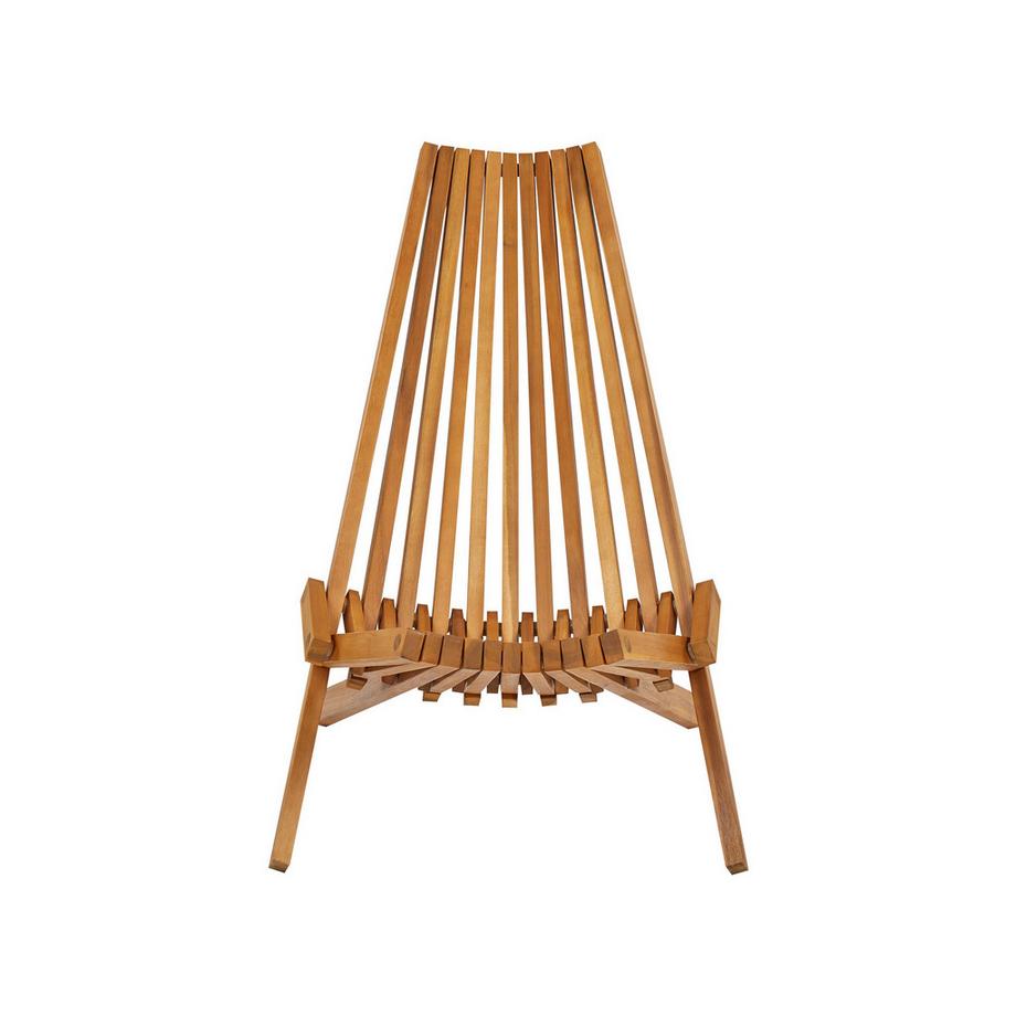 Beliani Set bistrot en Legno d'acacia Rustico BELLANO  