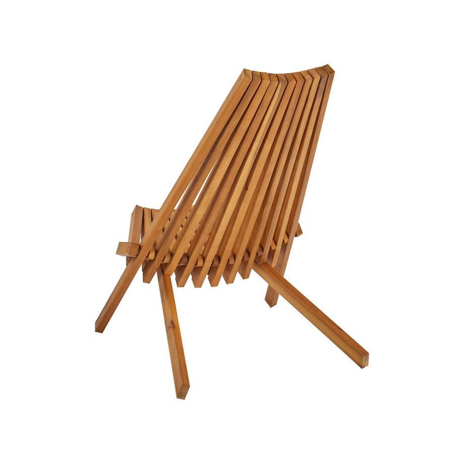 Beliani Set bistrot en Legno d'acacia Rustico BELLANO  