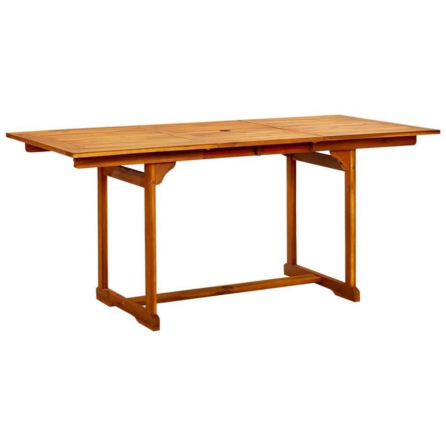 VidaXL tavolo giardino Legno di acacia  