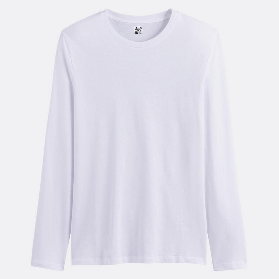 La Redoute Collections T-shirt Manches Longues Col Rond  