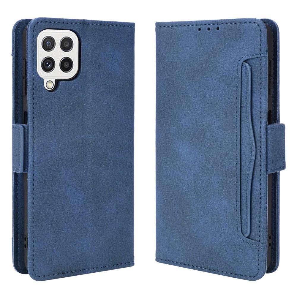 Cover-Discount  Galaxy A22 4G - Etui mit vielen Kartenfächer 