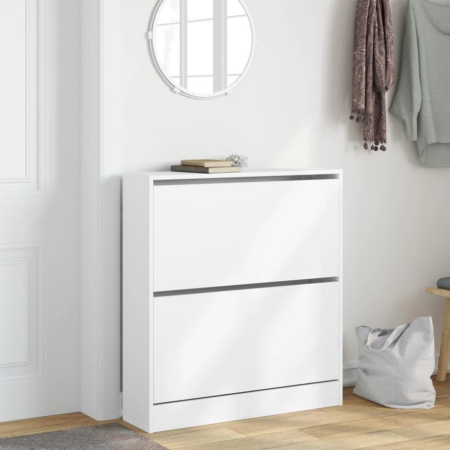 VidaXL Armoire à chaussures bois d'ingénierie  