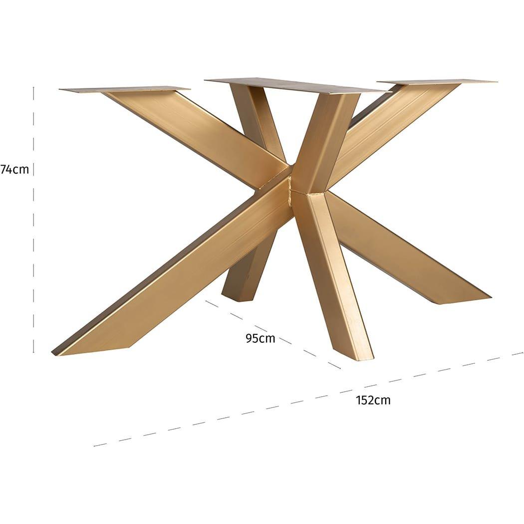 mutoni Cadre de table Industrial Spider or  