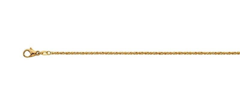 Image of Collier Doppelanker Gelbgold 750, 1.9mm, 50cm Damen Gelbgold 50 CM