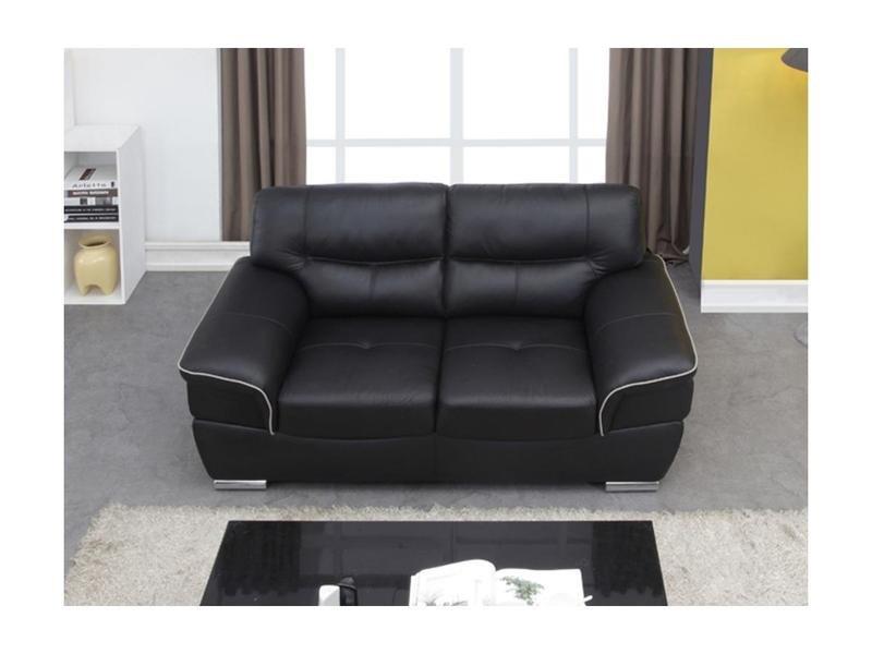 Vente-unique Couchgarnitur Leder 3+2 THIBAULT  