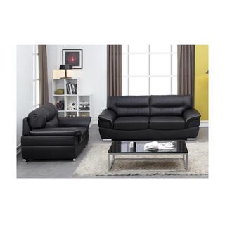 Vente-unique Couchgarnitur Leder 3+2 THIBAULT  