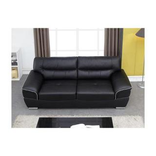 Vente-unique Couchgarnitur Leder 3+2 THIBAULT  