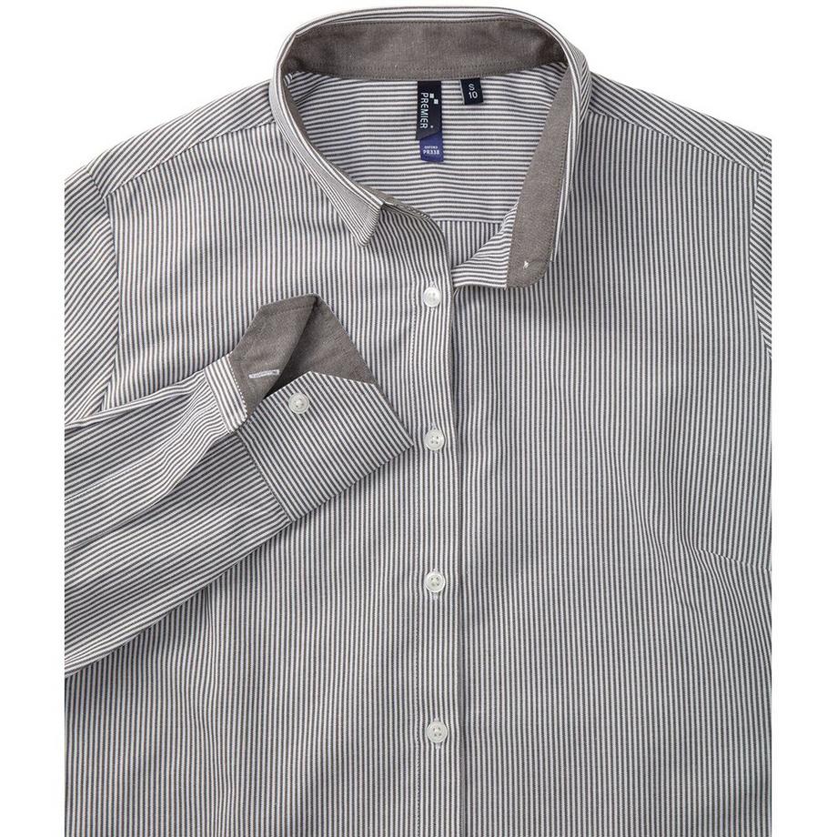 PREMIER Camicetta a righe a maniche lunghe con colletto button down  