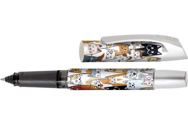 Online ONLINE Rollerball Campus II 0.7mm 61367/3D Fluffy Cats, blau  