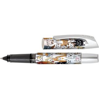 Online ONLINE Rollerball Campus II 0.7mm 61367/3D Fluffy Cats, blau  