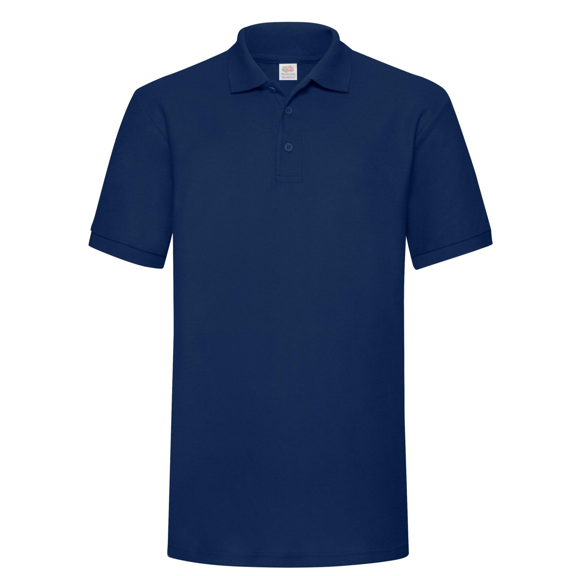 Image of Poloshirt Schwere Qualität Herren Marine S