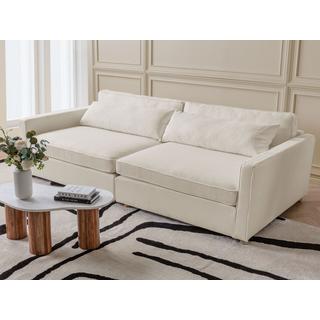 Beliani 3 Sitzer Sofa aus Bouclé Modern VINSTRA  