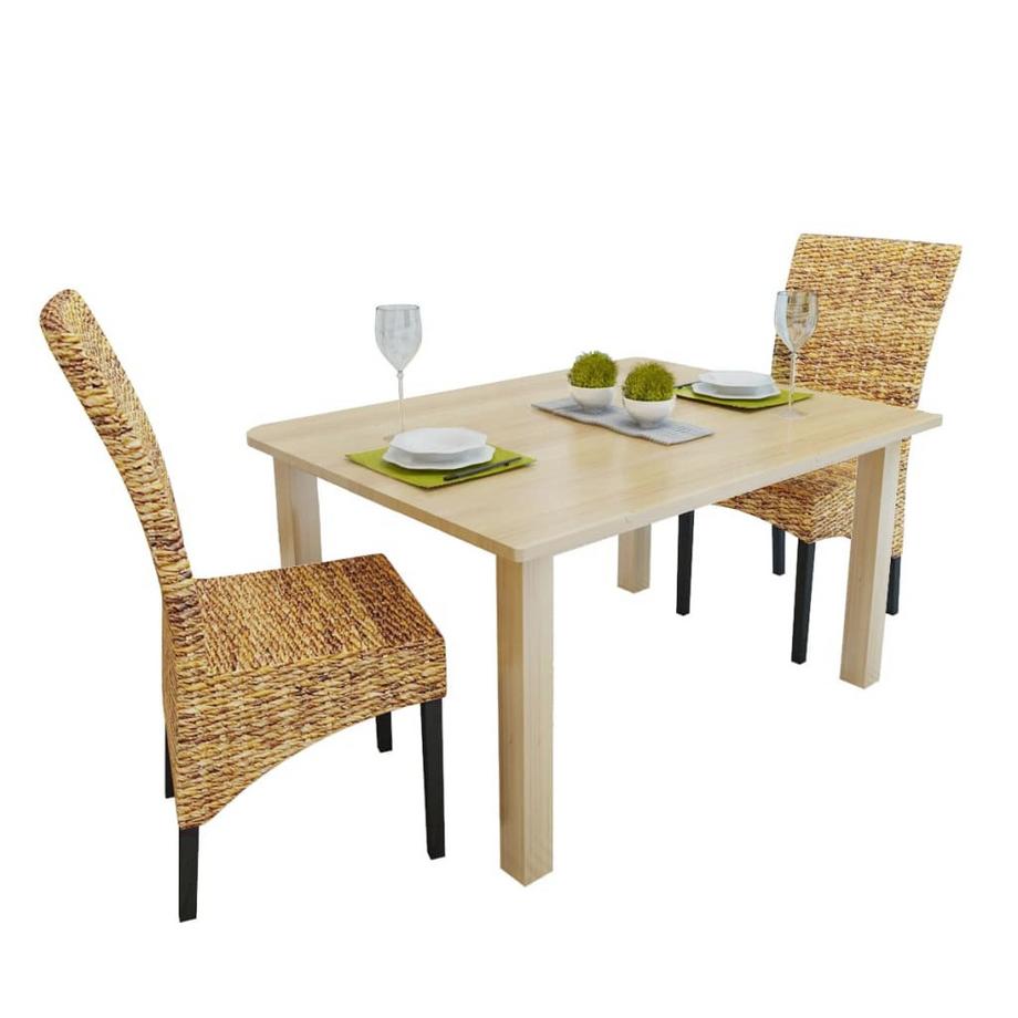 VidaXL Chaise à manger bois  