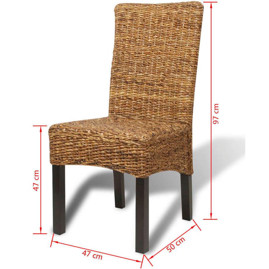 VidaXL Chaise à manger bois  