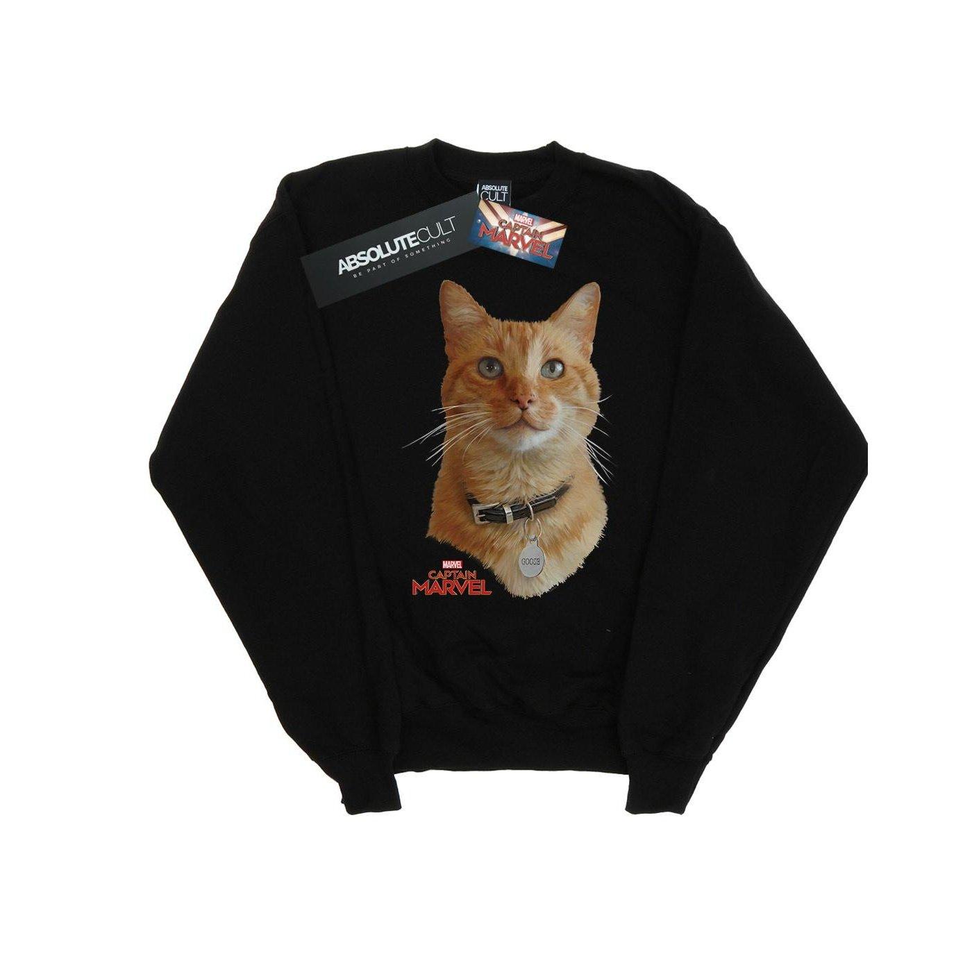 Image of Captain Goose Photo Sweatshirt Unisex Schwarz 128