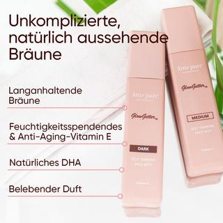 âme pure  GlowGetter™ Brume Autobronzante/ Spray brume Pour un bronzage naturel plus profond 