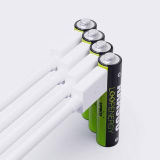 Verico  Piles rechargeables Li-Ion USB-C Micro AAA (LR03) 1.5 V 