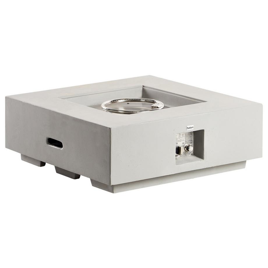 Beliani  Gas-Feuerstelle aus Glasfaserverstärkter Beton (GRC)  HEKLA 