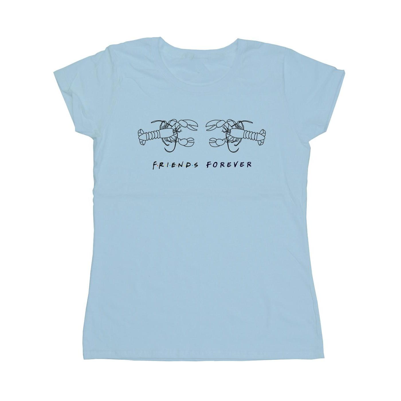 Image of Lobster Logo Tshirt Damen Blau XL