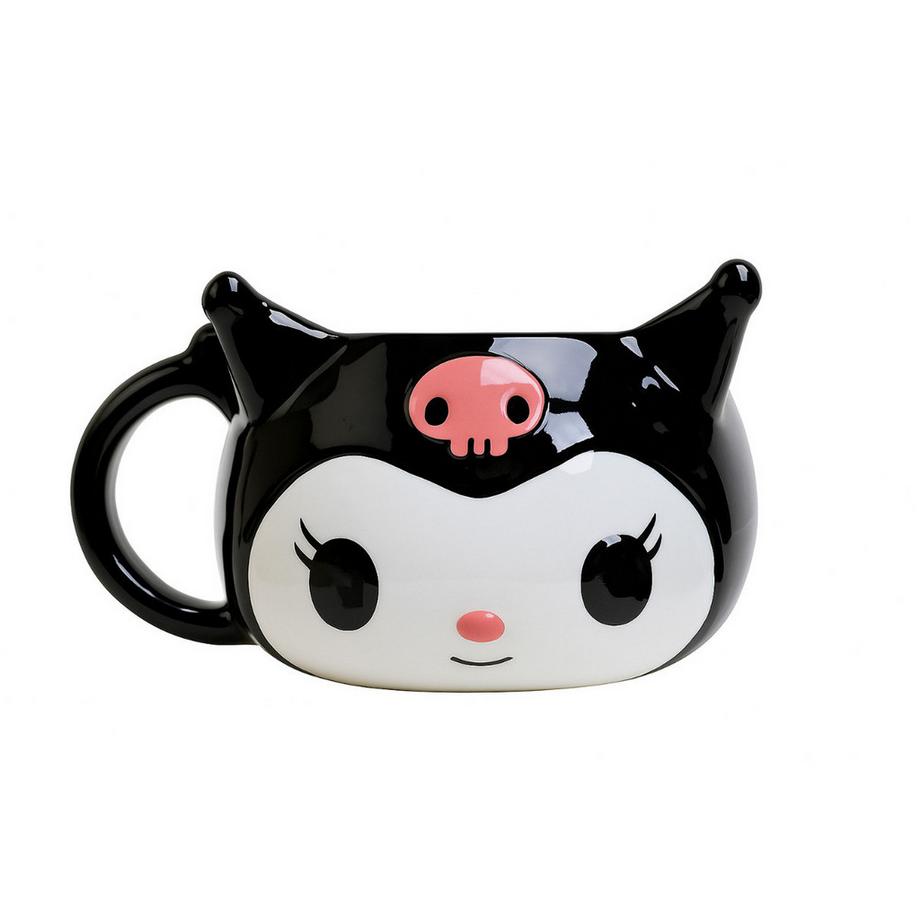 Blue Sky Studio Sanrio Set 3D Tasse und Socken Kuromi  