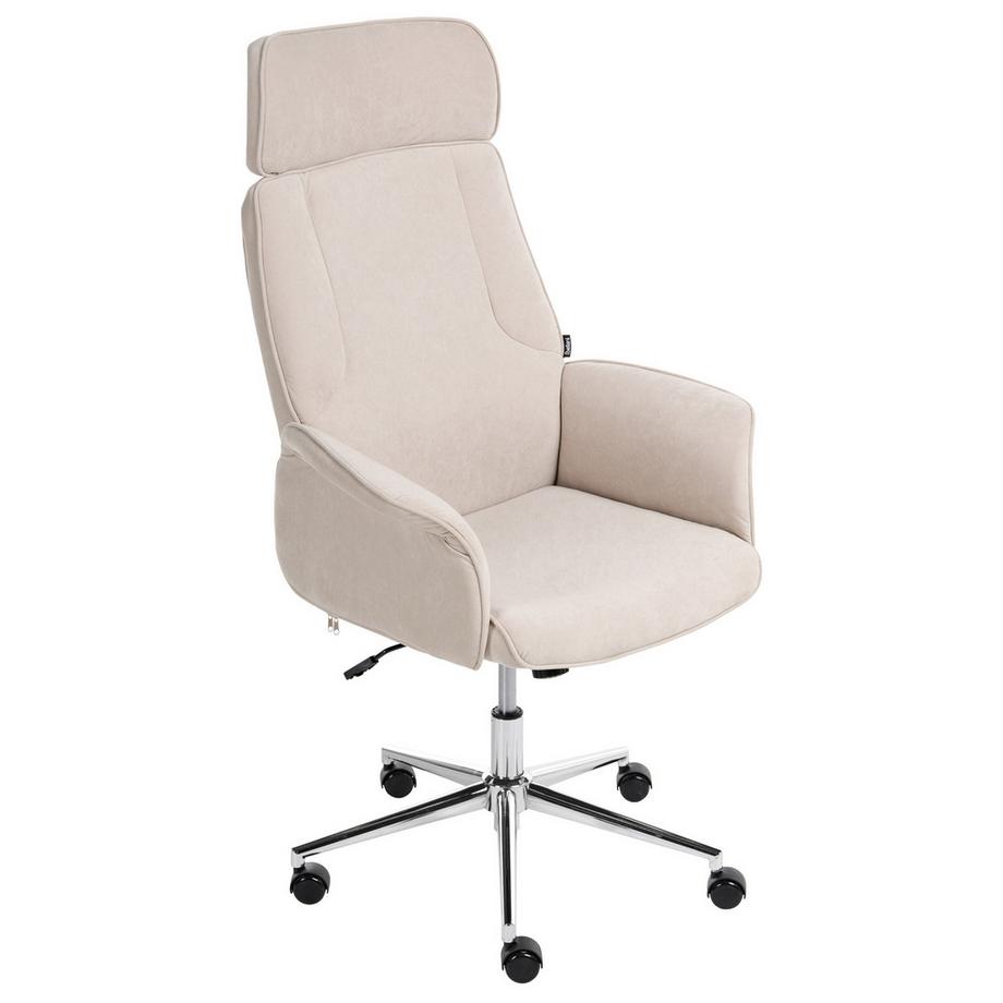 Beliani Chaise de bureau en Velours  PILOT  