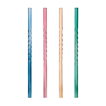 Trinkhalme Glas 4er-Set