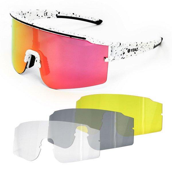 YEAZ  SUNTHRILL Set Sport-Sonnenbrille - Crystal White 