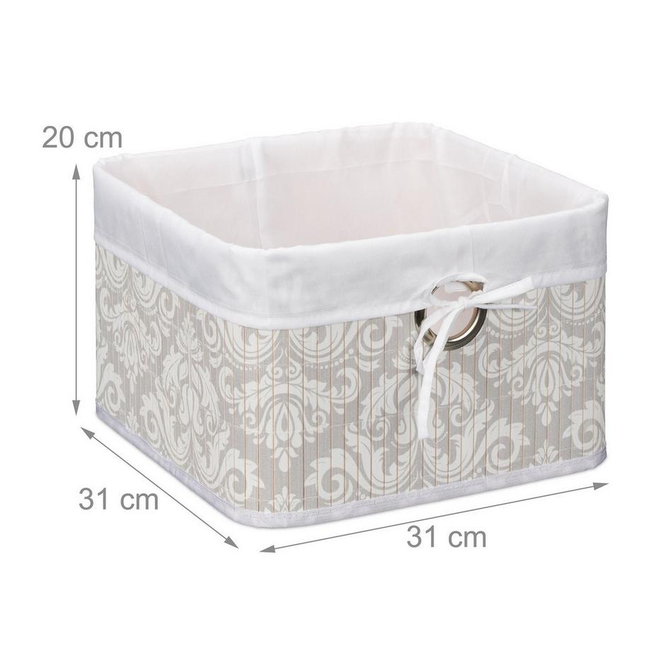 B2X Cestino portaoggetti in bambù  