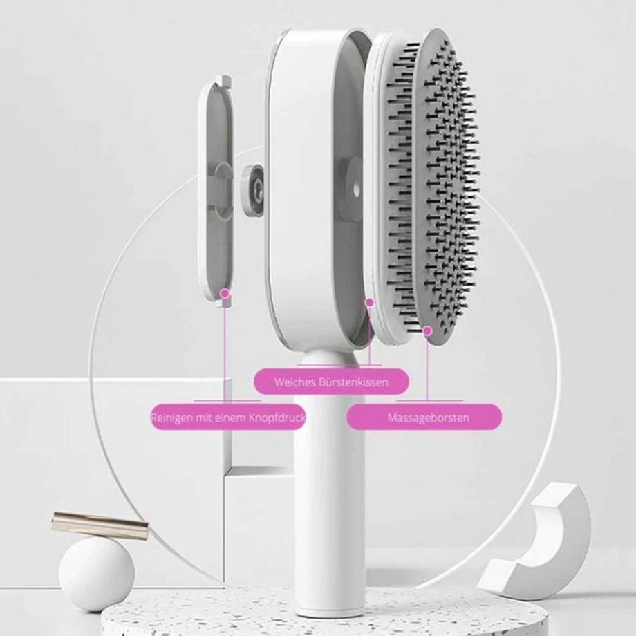 Havetime  One Key Touch Haarbürste selbstreinigende Haarbürste 