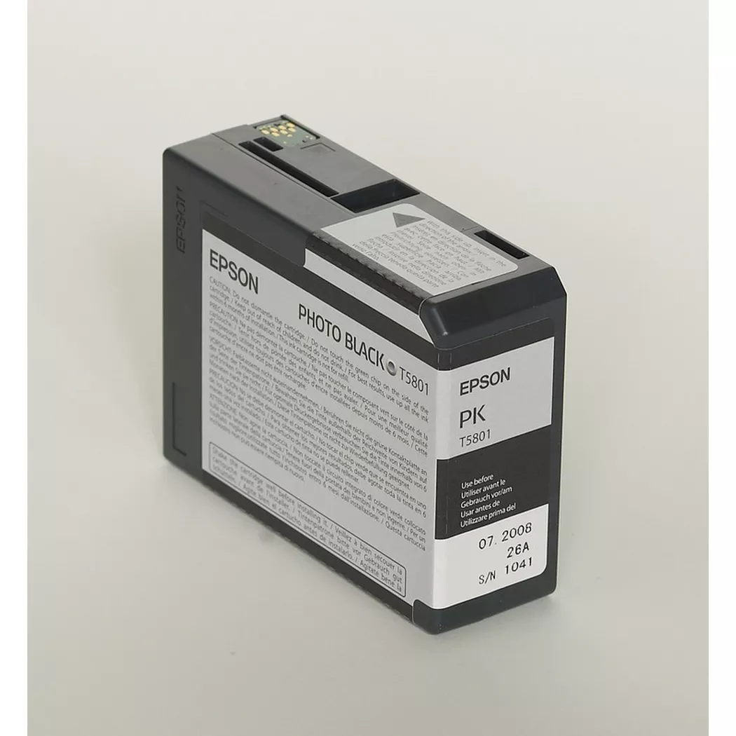 Epson – Tintenpatrone photo black T580100 Stylus Pro 3800 80ml, Schwarz, One Size