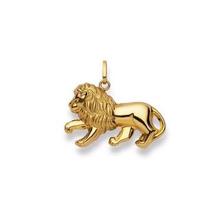 MUAU Schmuck  Pendentif lion en or jaune 750, 20x23mm 