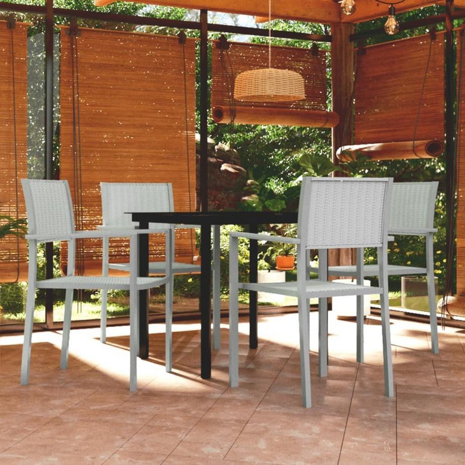 VidaXL set da pranzo da giardino Plastica  