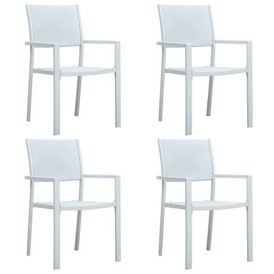 VidaXL set da pranzo da giardino Plastica  